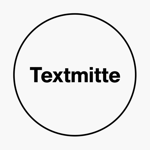 Text mittig