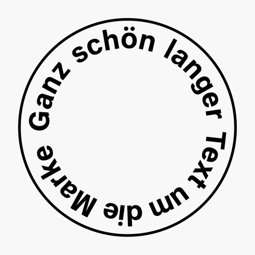 Text umlaufend