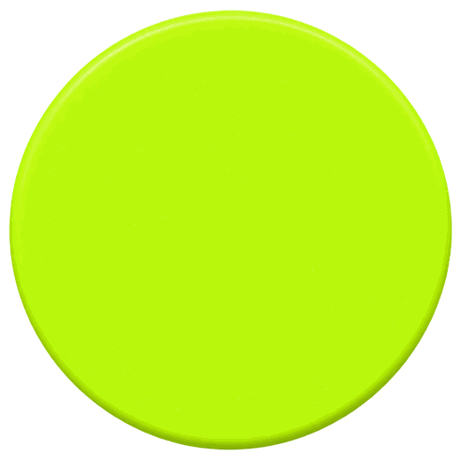 Flacher Einkaufswagenchip in Neon-Gelb