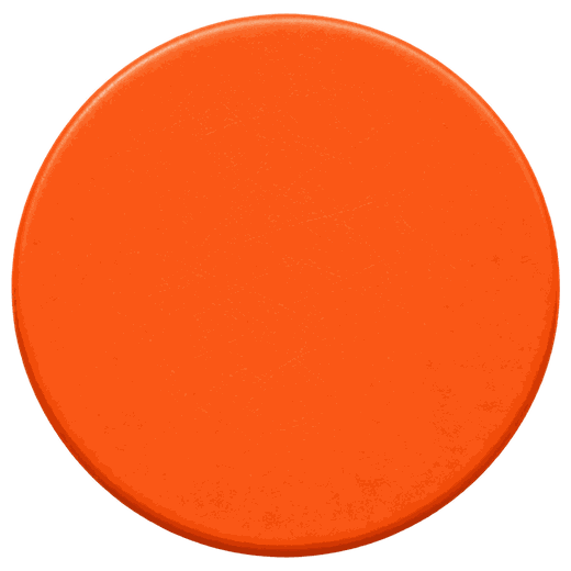 Flacher Einkaufswagenchip in Orange