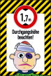 Durchfahrtshhe / -Breite #Schild -704#- Durchgangshhe comic