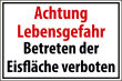 Winter Winterdienst #Schild -644#- Eisflche